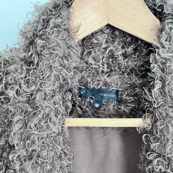 Y2k brown fluffy vest clasp - Picture 5 of 5